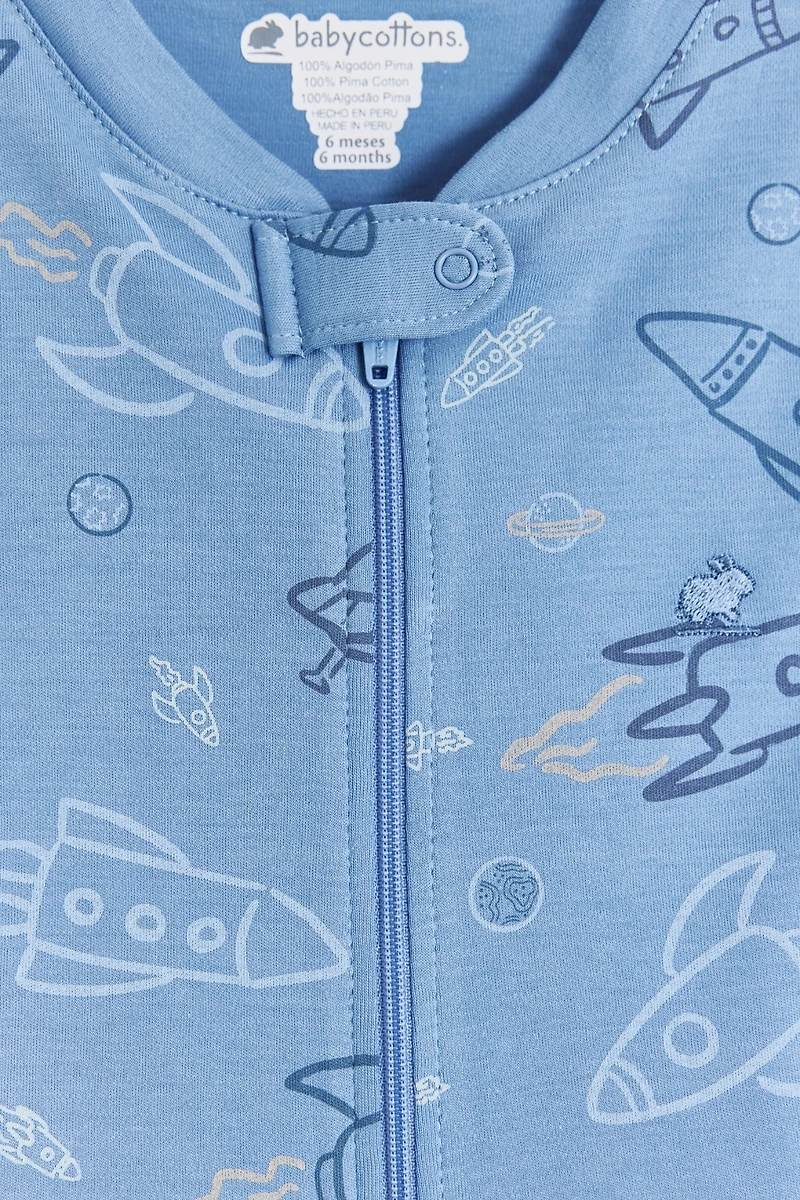 Skyward Zip Footed Pajama