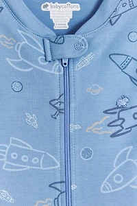 Skyward Zip Footed Pajama