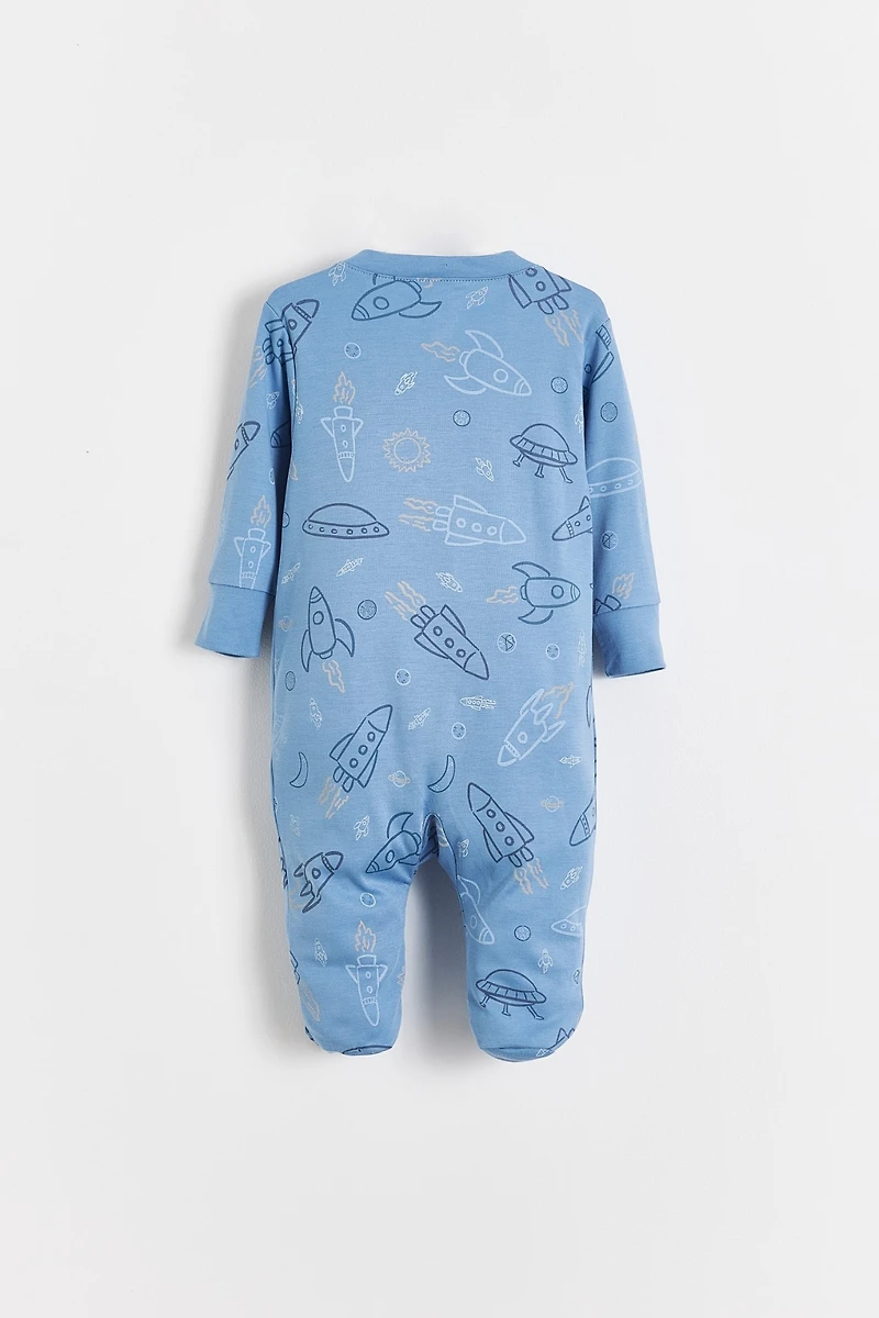 Skyward Zip Footed Pajama