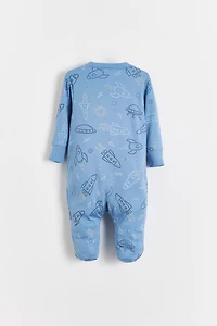 Skyward Zip Footed Pajama