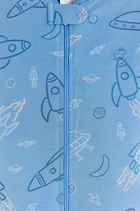 Skyward Snug Zip Footed Pajama