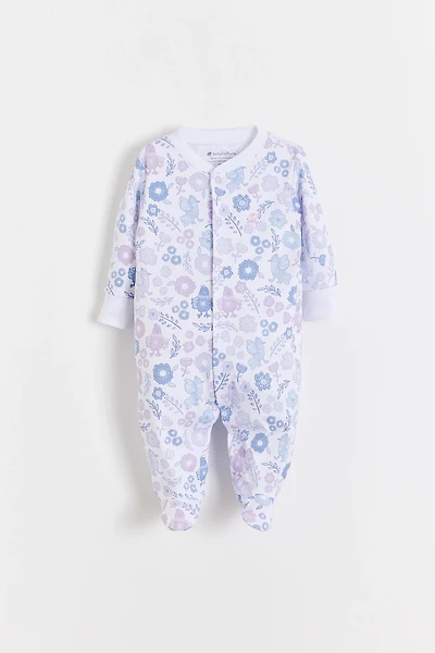 Big Bloom Front Snap Footie