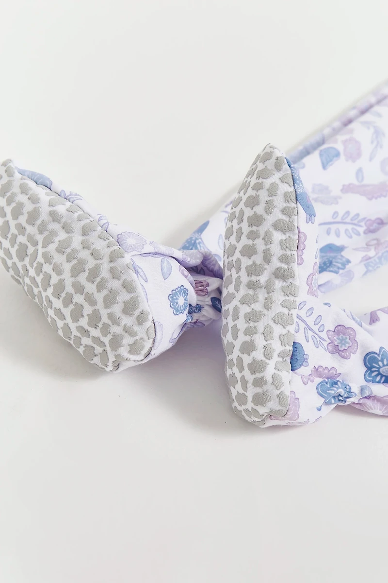Big Bloom Front-Snap Snug Fit Footie