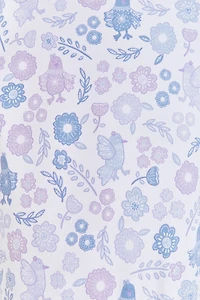 Big Bloom Front-Snap Snug Fit Footie