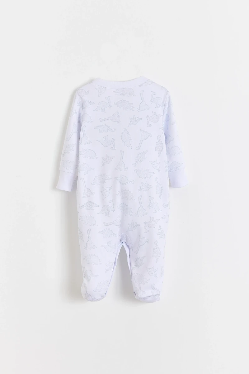 Dinocolor Front-Snap Footie