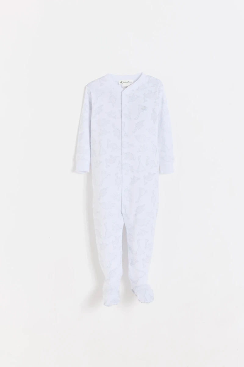 Dinocolor Front-Snap Snug Fit Footie