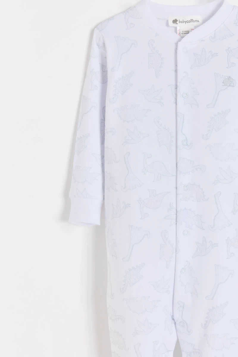 Dinocolor Front-Snap Snug Fit Footie