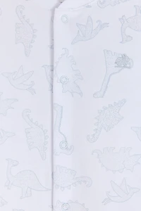 Dinocolor Front-Snap Snug Fit Footie