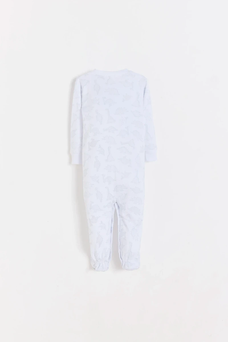 Dinocolor Front-Snap Snug Fit Footie