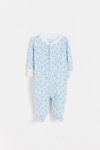 Sarita Front-Snap Footie