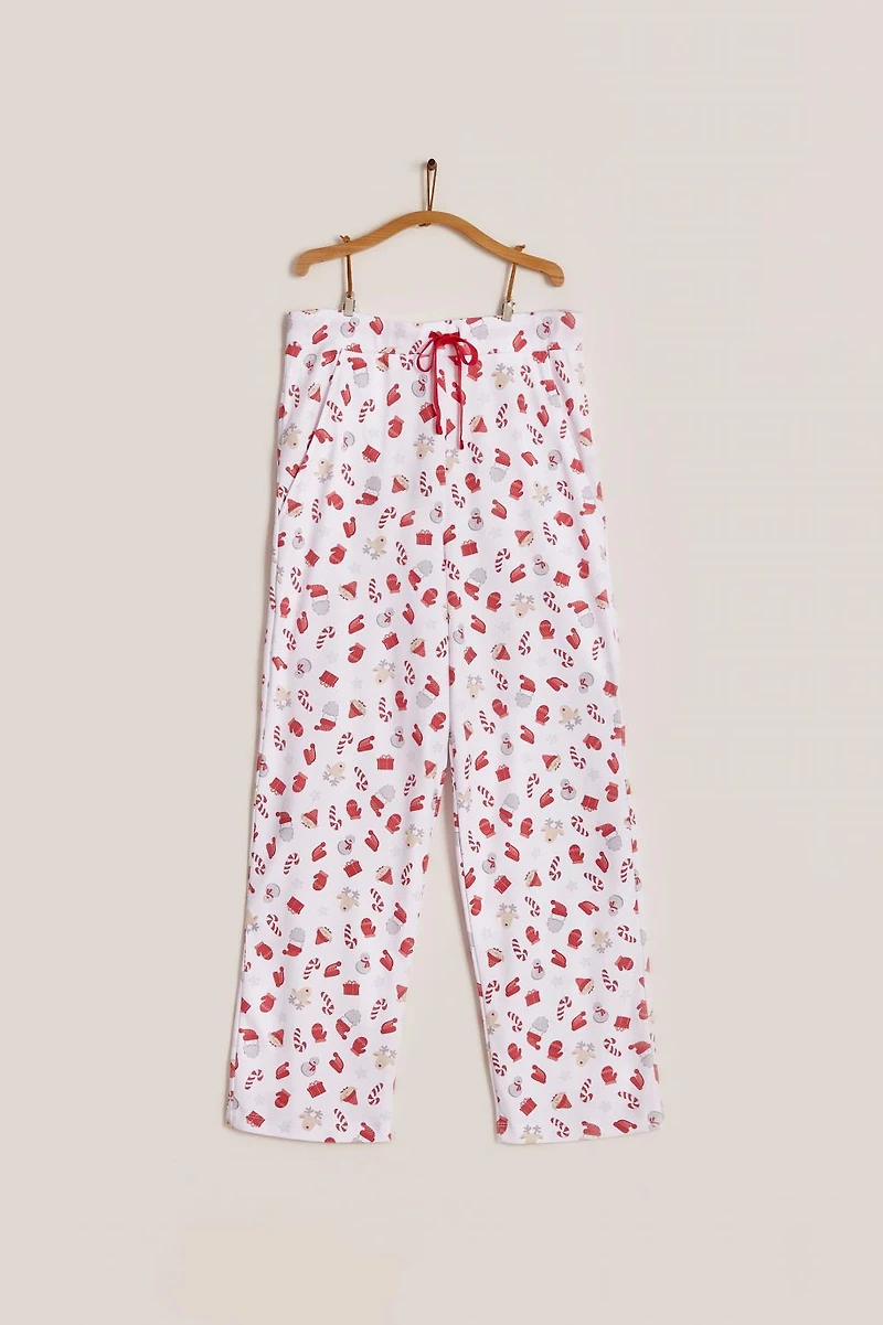 Christmas Adult Long Pajama Set