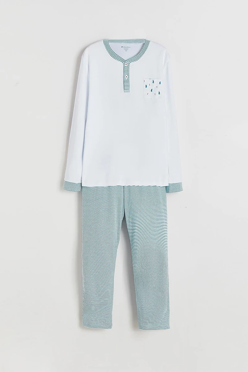 Christmas Pajama Dad Top