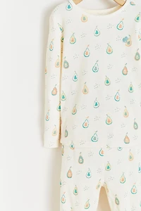 Fruits Snug fit long Pajama Set