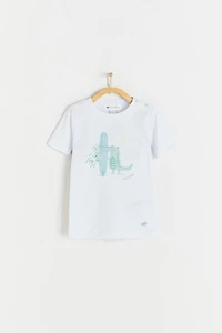 Crocodile Snug Fit Short Sleeves and Pajama Set
