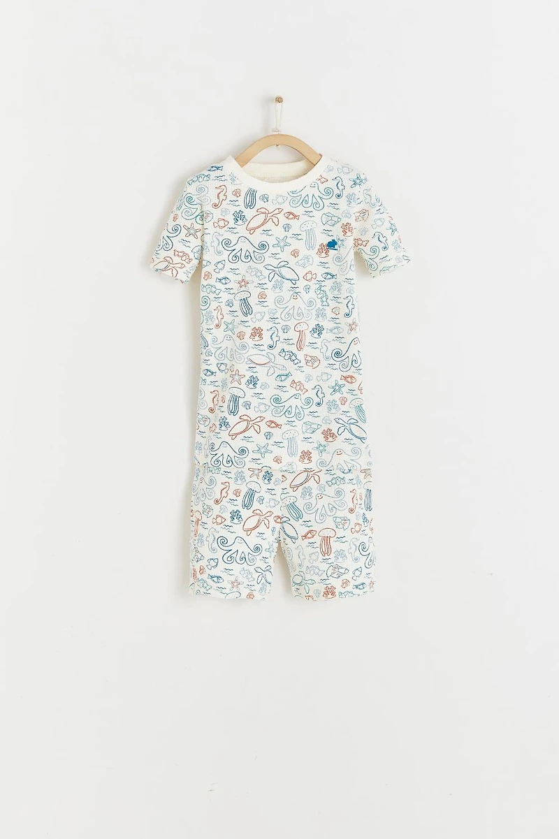 Summer Snug Fit Short Sleeves and Set