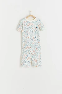 Summer Snug Fit Short Sleeves and Set