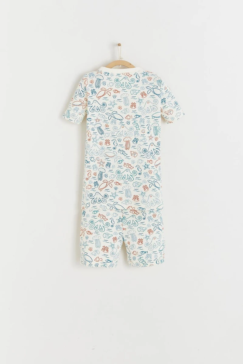 Summer Snug Fit Short Sleeves and Set