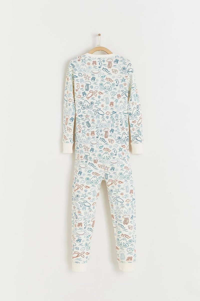 Summer Snug Fit Long sleeve and Pants Set