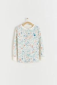 Summer Snug Fit Long sleeve and Pants Set