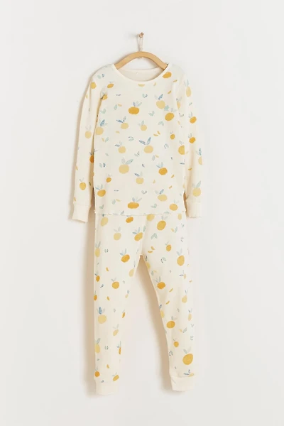 Nature Waffle Snug 2PC Pajamas