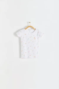 Delphine Short Tee & Pants Pajama Set