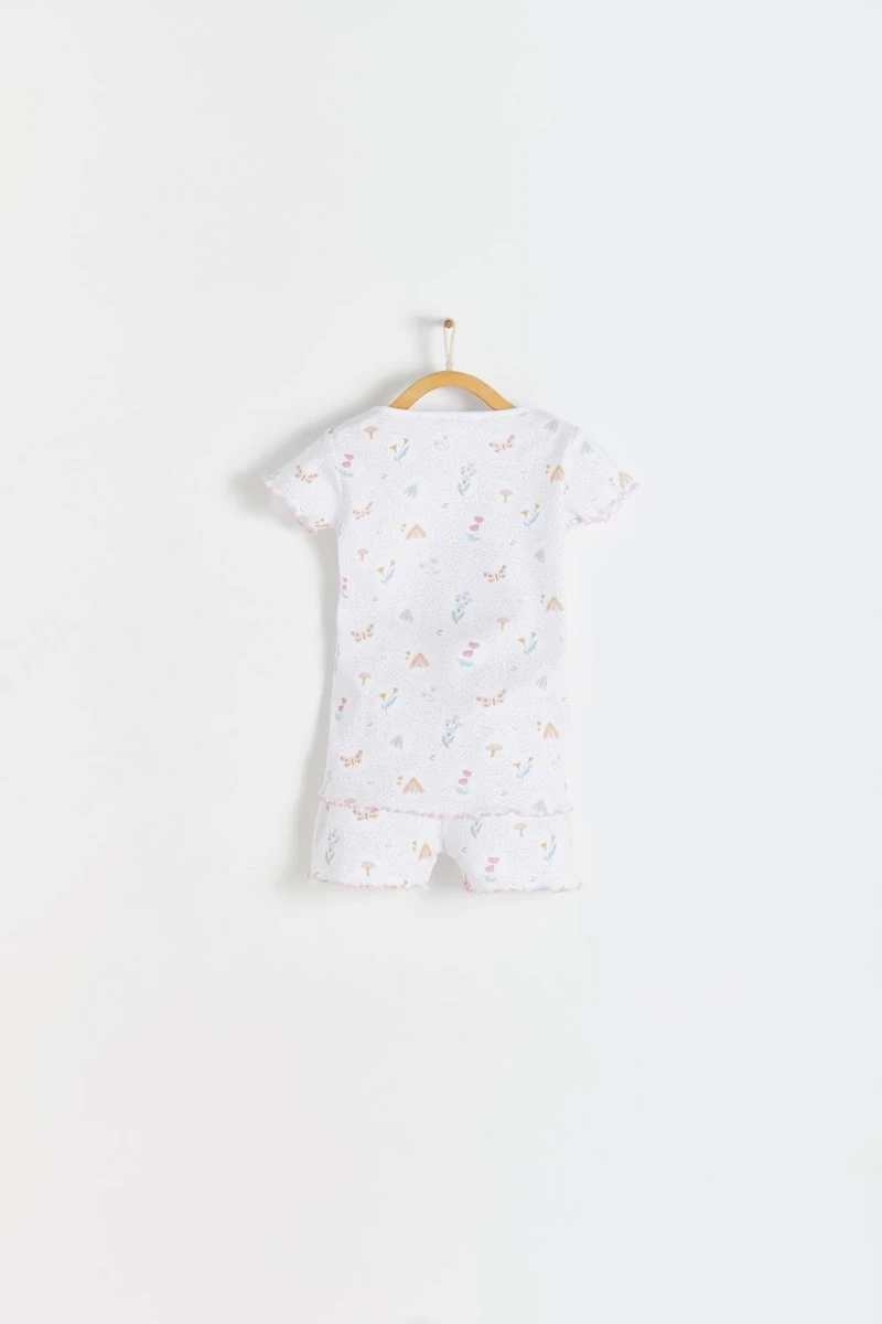 Delphine Short Tee & Pants Pajama Set