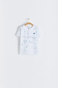 Manji Short Tee & Pajama Set