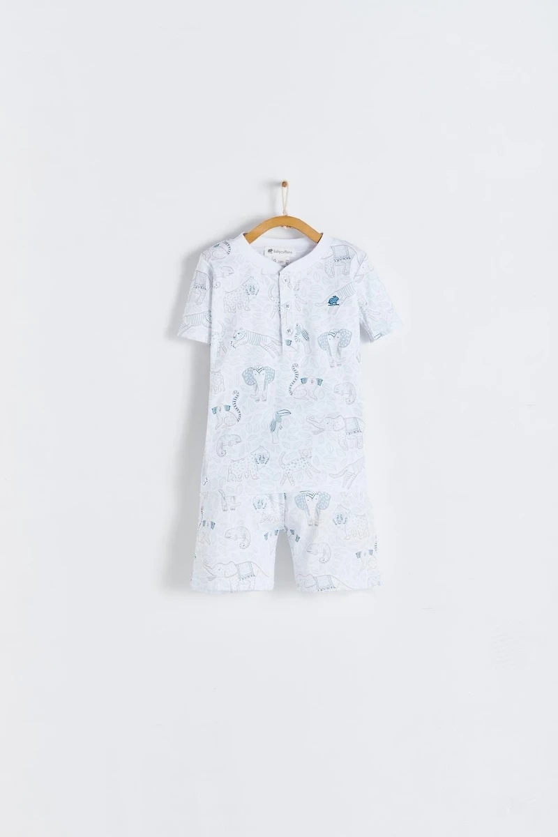 Manji Short Tee & Pajama Set