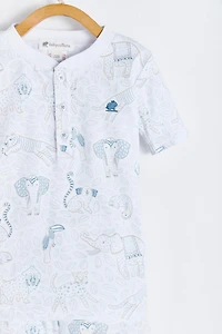 Manji Short Tee & Pajama Set