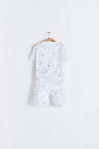 Manji Short Tee & Pajama Set