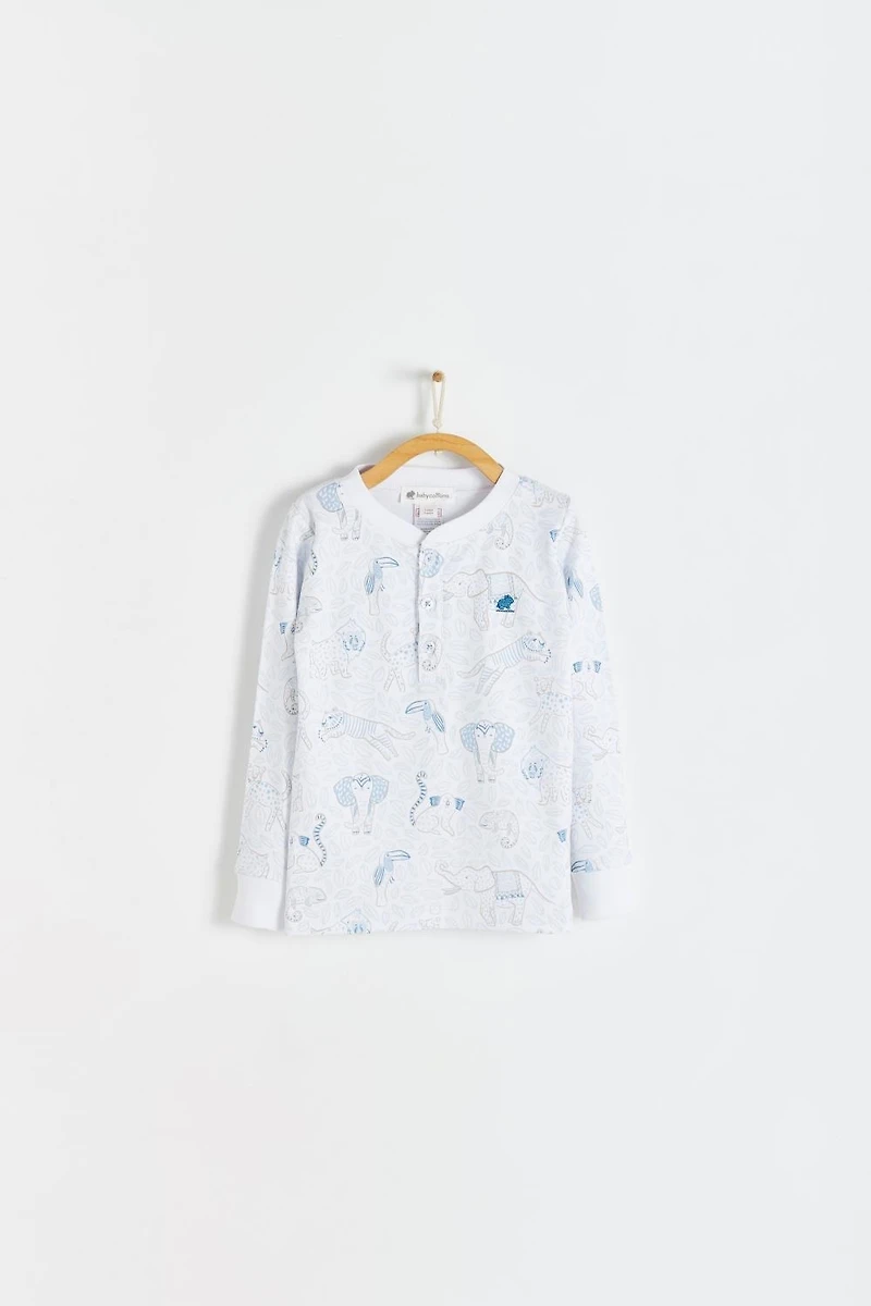 Manji Snug Fit Long Pajama Set