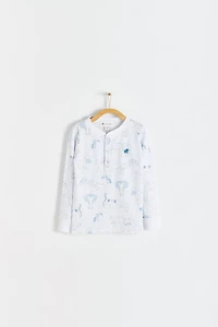 Manji Snug Fit Long Pajama Set