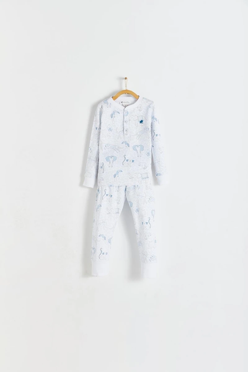 Manji Snug Fit Long Pajama Set