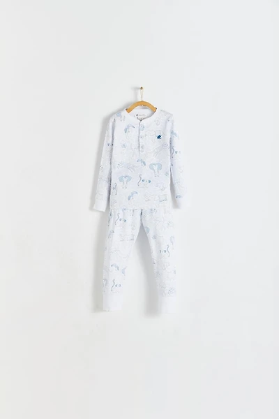 Manji Snug Fit Long Pajama Set