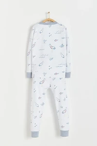 Sea Snug Fit Long Pajama Set