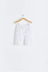 Pom Short Tee & Shorts Pajama Set