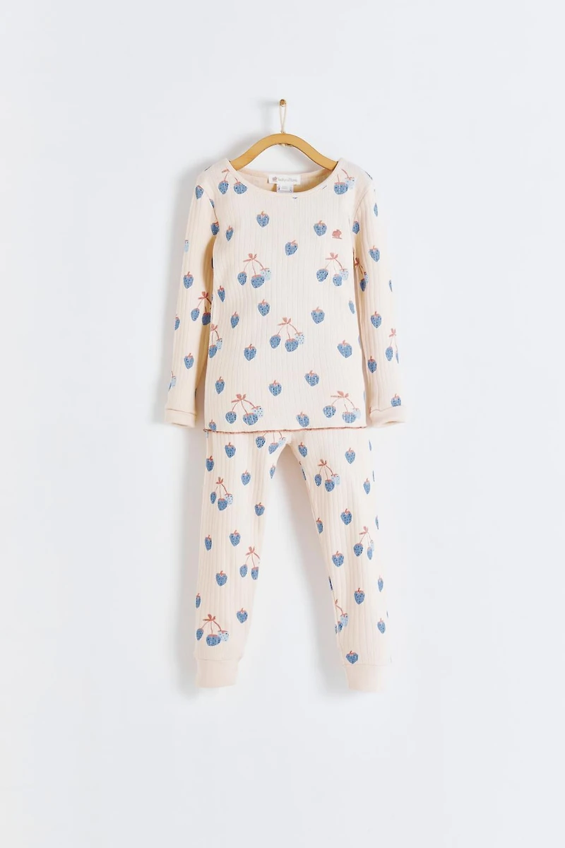 Berrypop Snug Fit Long Pajama Set