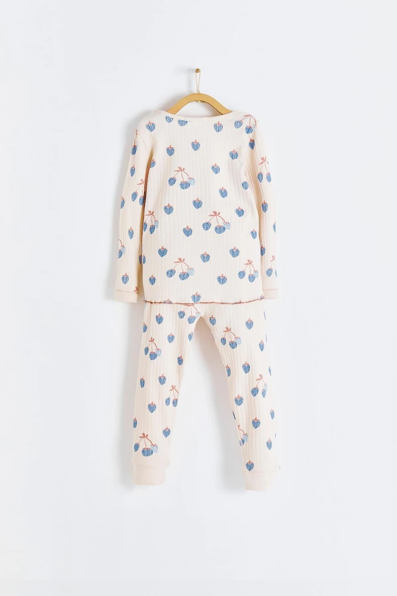 Berrypop Snug Fit Long Pajama Set
