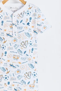 Inter Short Tee & Pajama Set