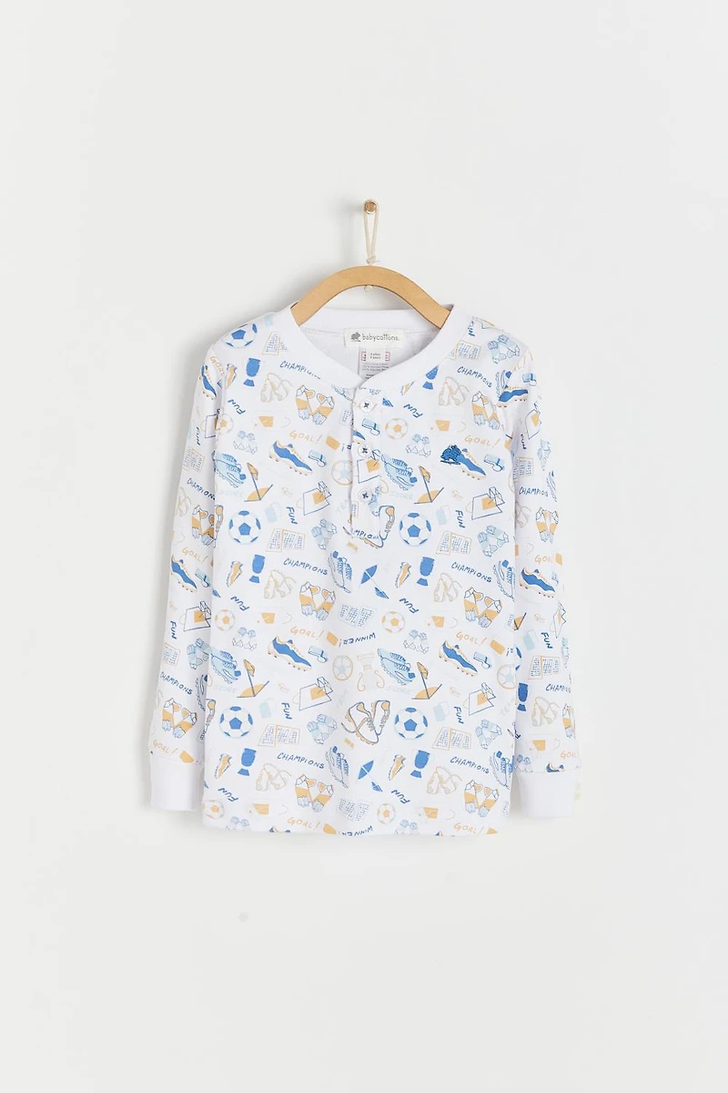 Inter Snug Fit Long Pajama Set