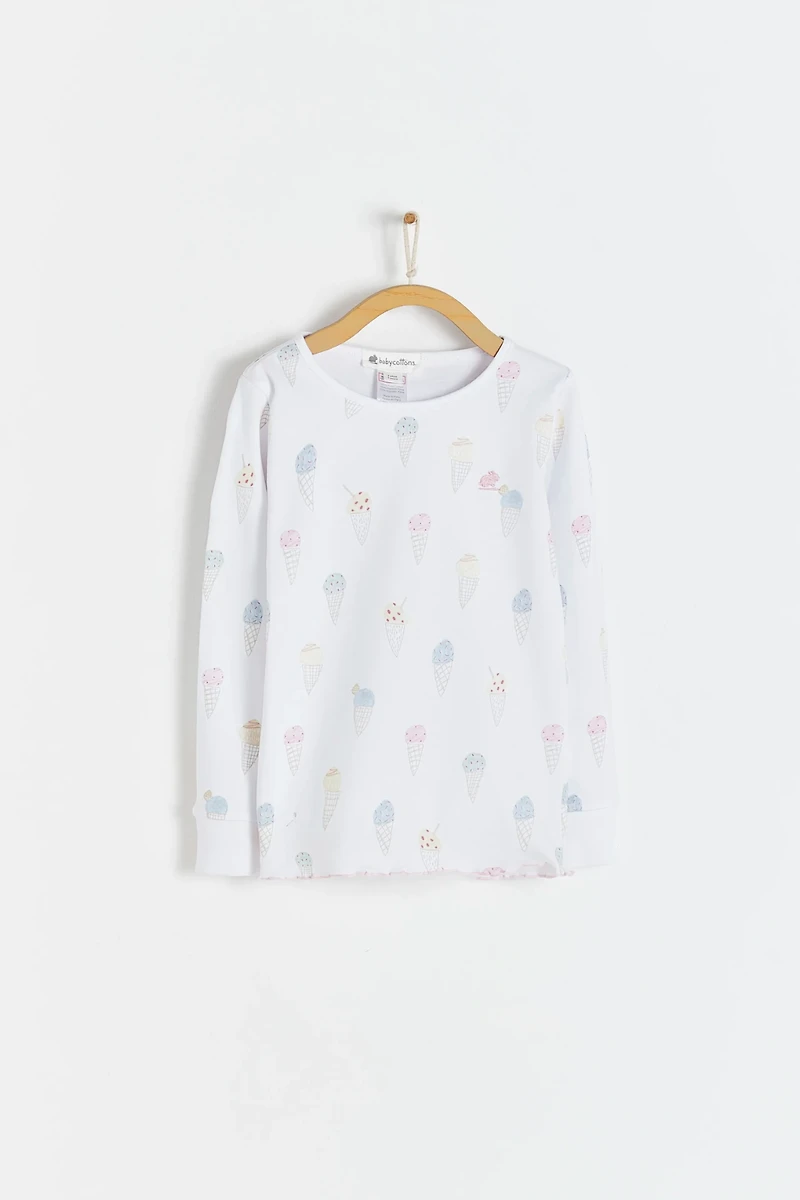 Gelato Snug Fit Long Pajama Set