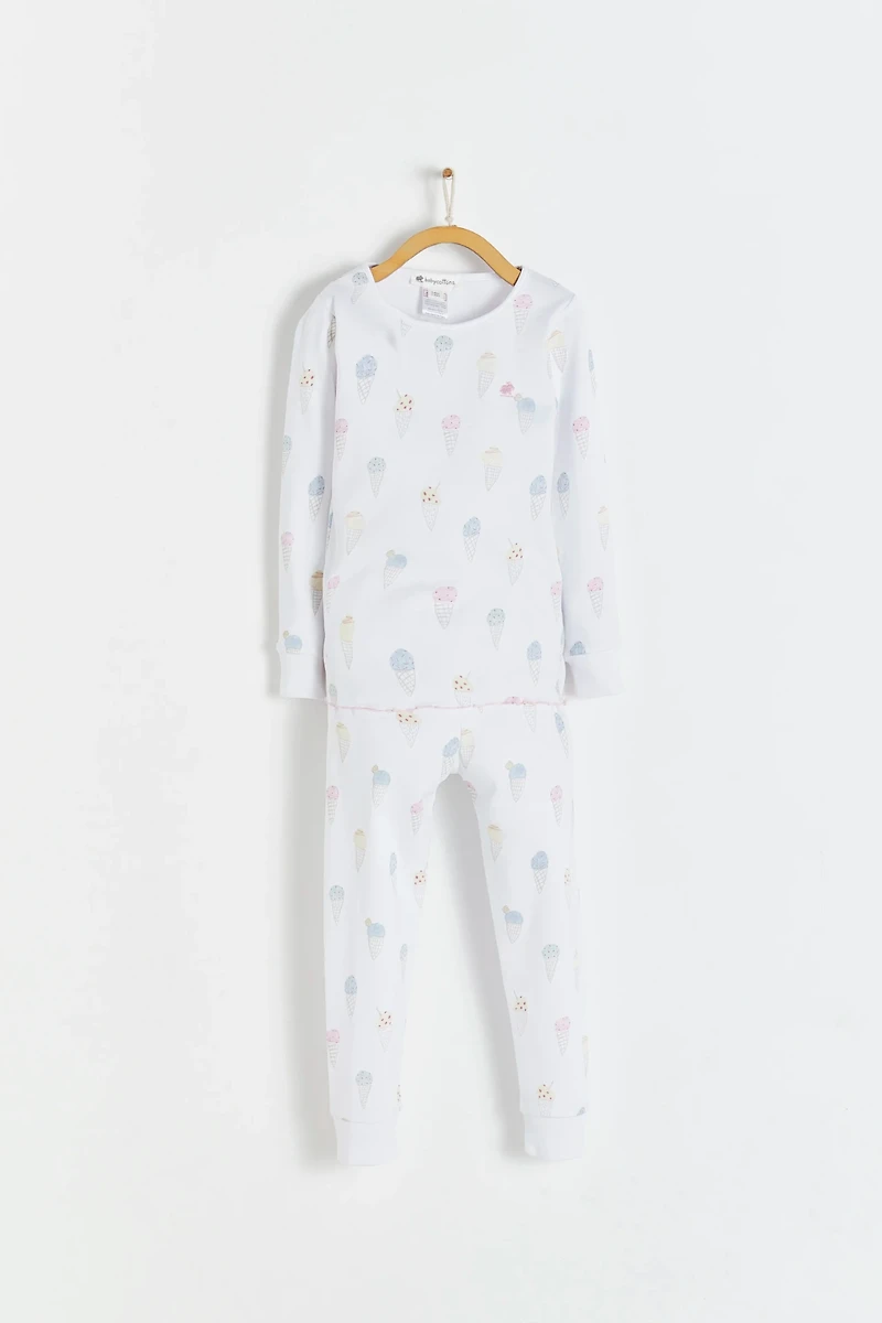 Gelato Snug Fit Long Pajama Set