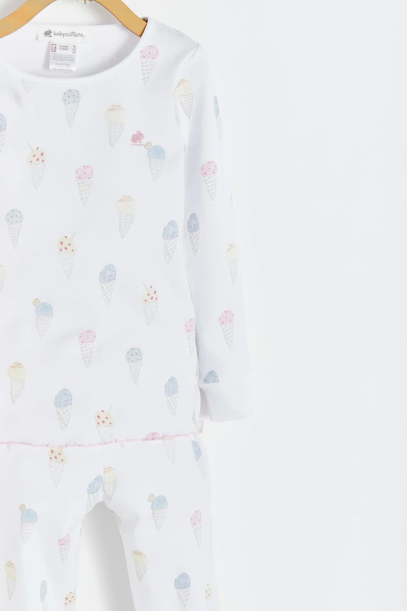 Gelato Snug Fit Long Pajama Set