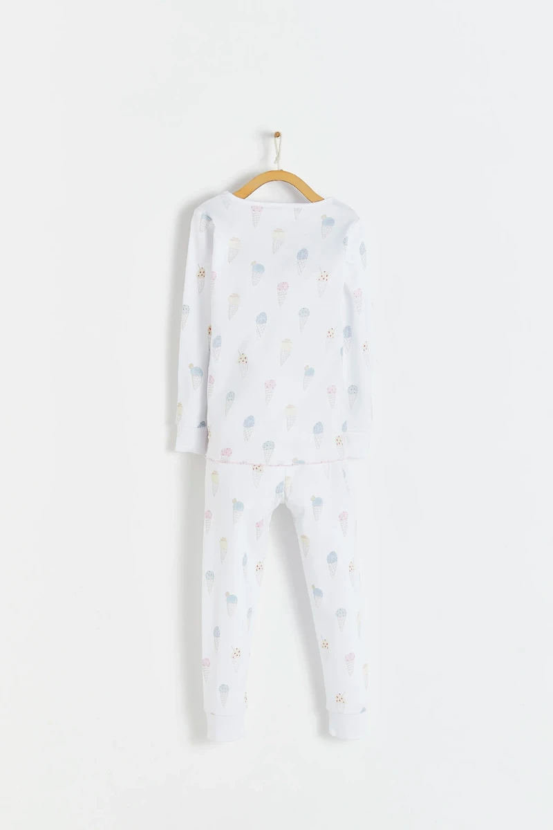 Gelato Snug Fit Long Pajama Set