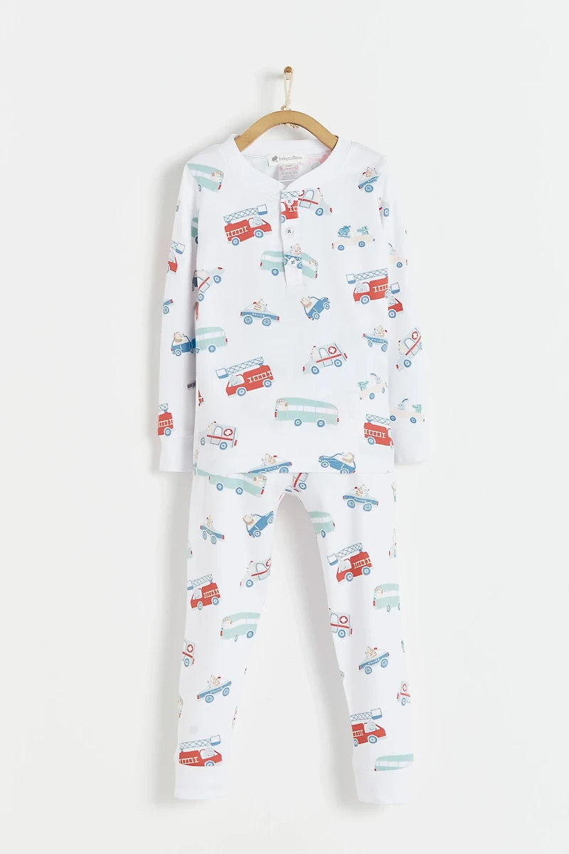 Rafi Snug Fit Long Pajama Set