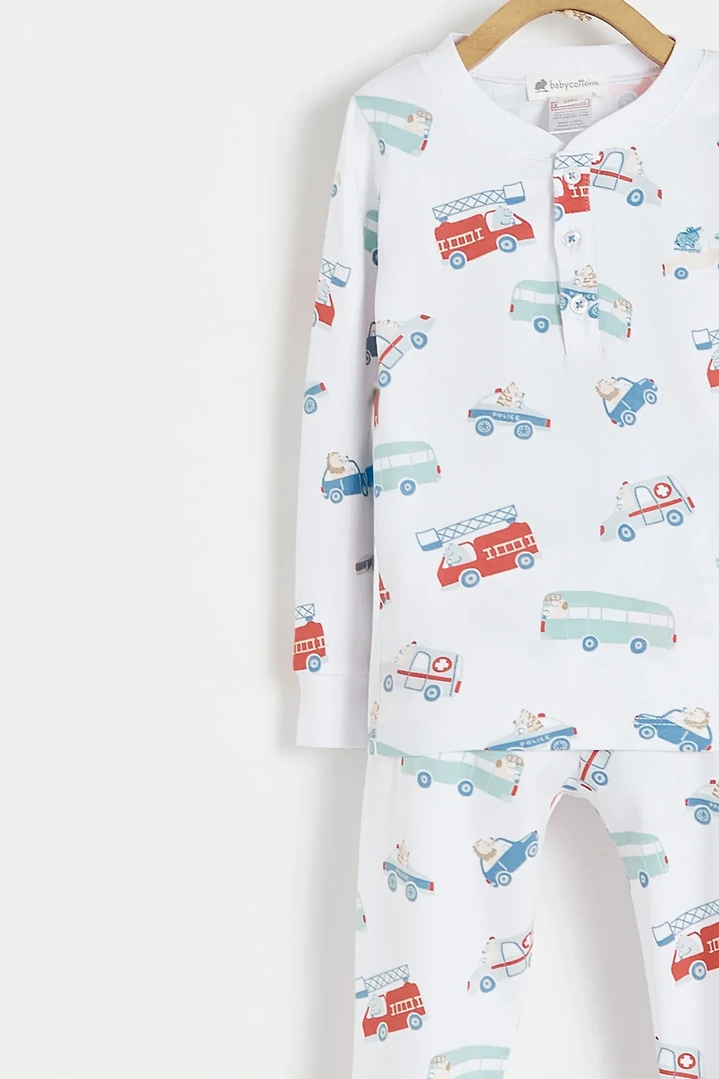 Rafi Snug Fit Long Pajama Set