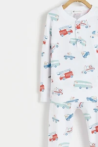 Rafi Snug Fit Long Pajama Set