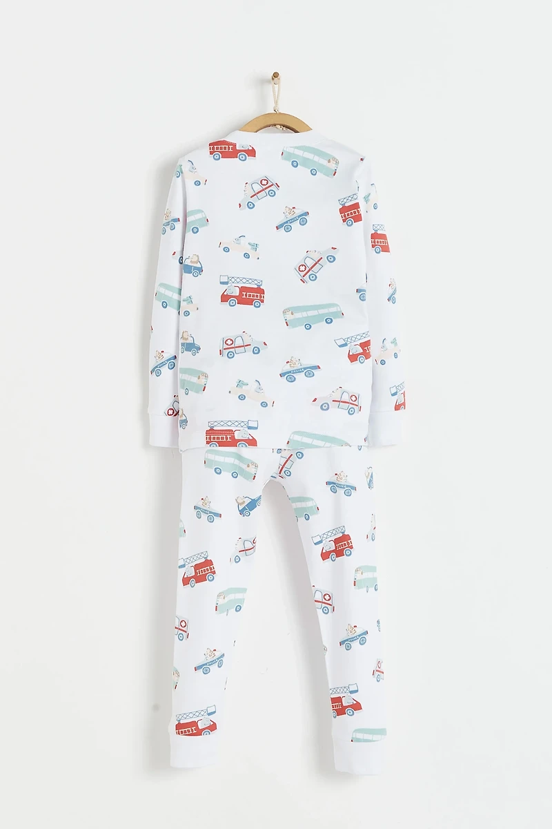 Rafi Snug Fit Long Pajama Set