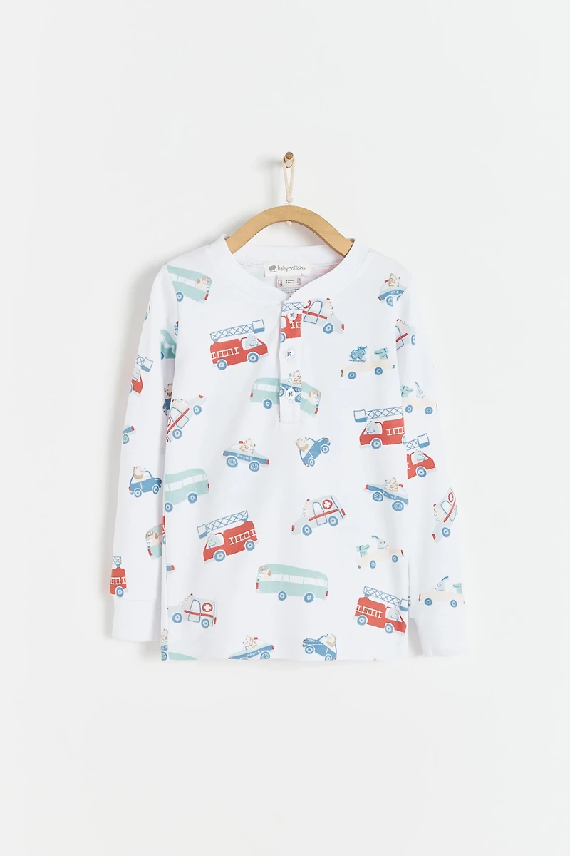Rafi Snug Fit Long Pajama Set