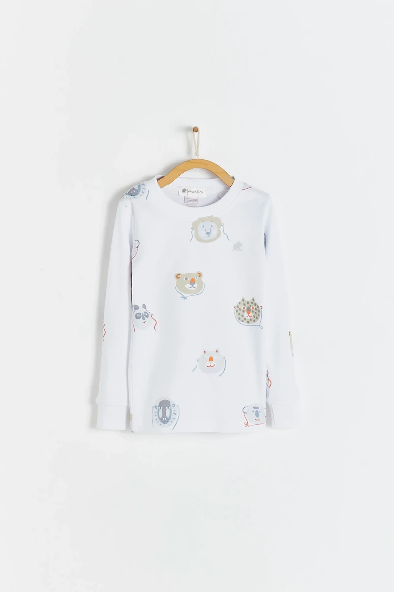 Wild Snug Fit Long Pajama Set